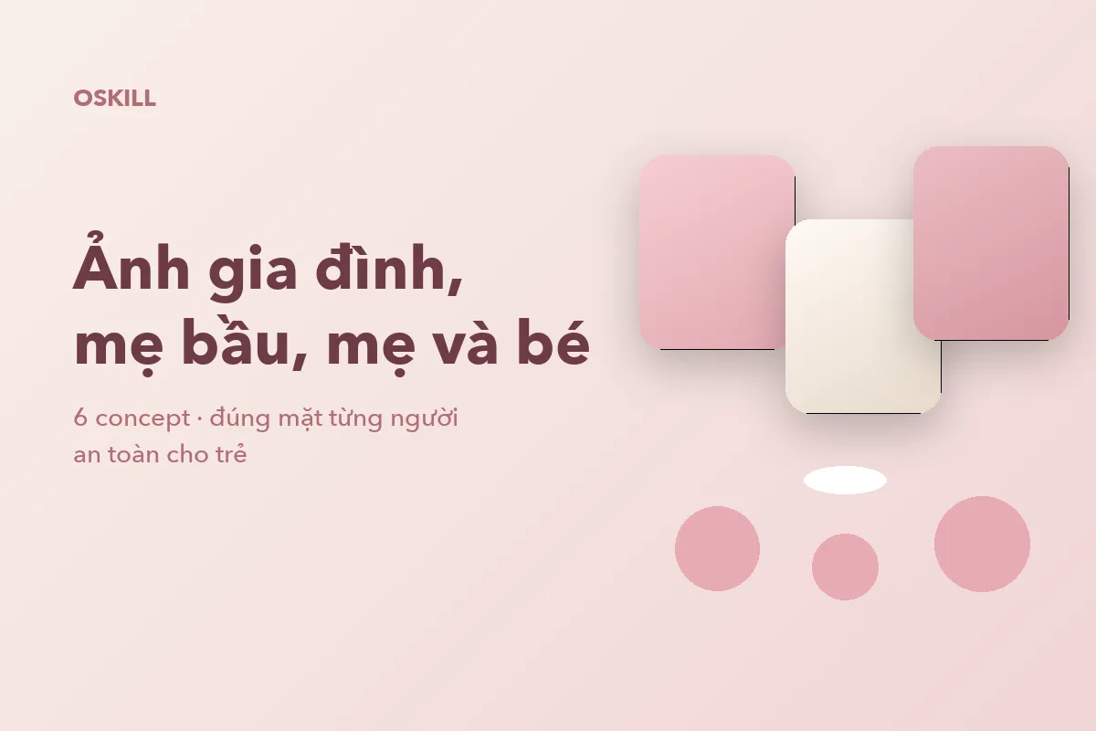 Prompt ảnh gia đình, mẹ bầu, mẹ và bé