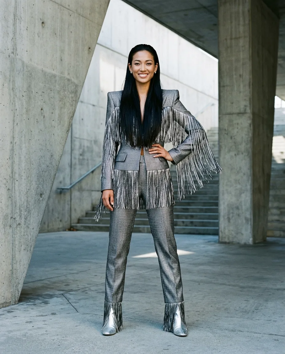nu fringe kim loai: ảnh kết quả 1