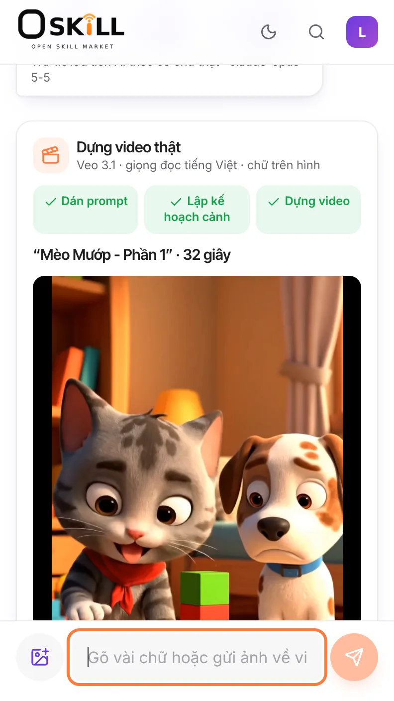 Bước 7: buoc 7 video ket qua