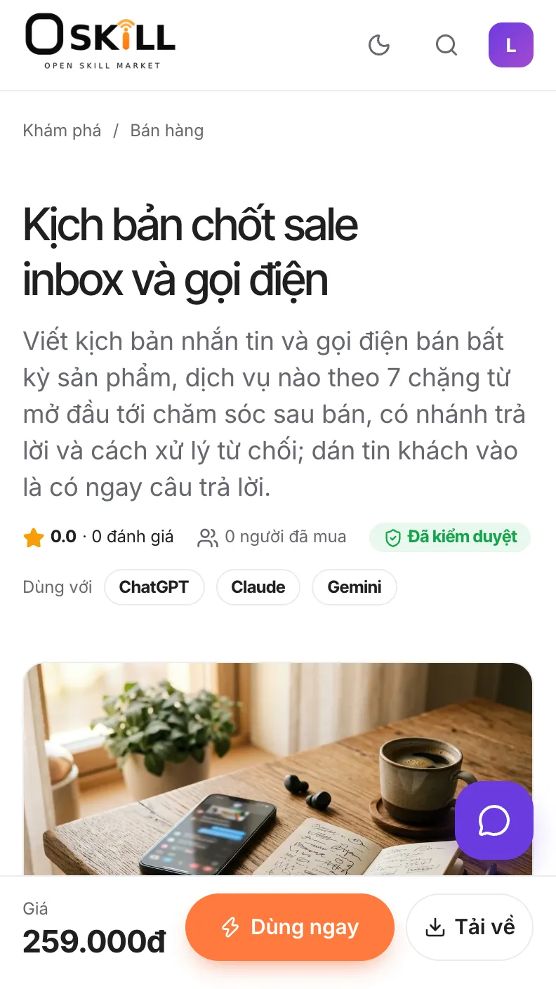 Bước 1: buoc 1 trang skill