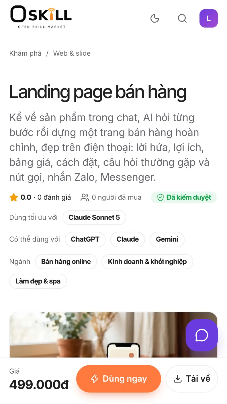 Bước 1: buoc 1 trang skill