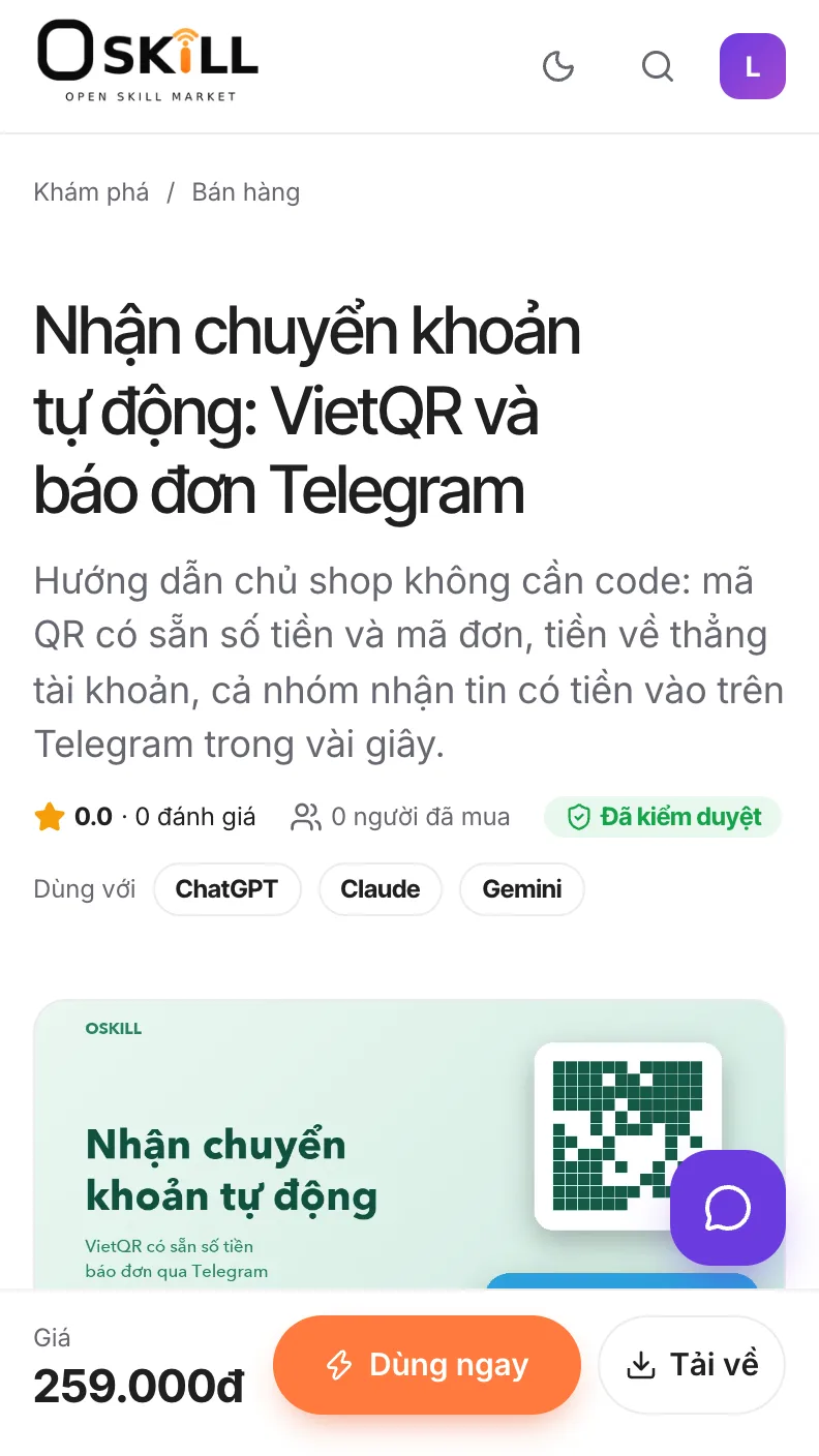Bước 1: buoc 1 trang skill