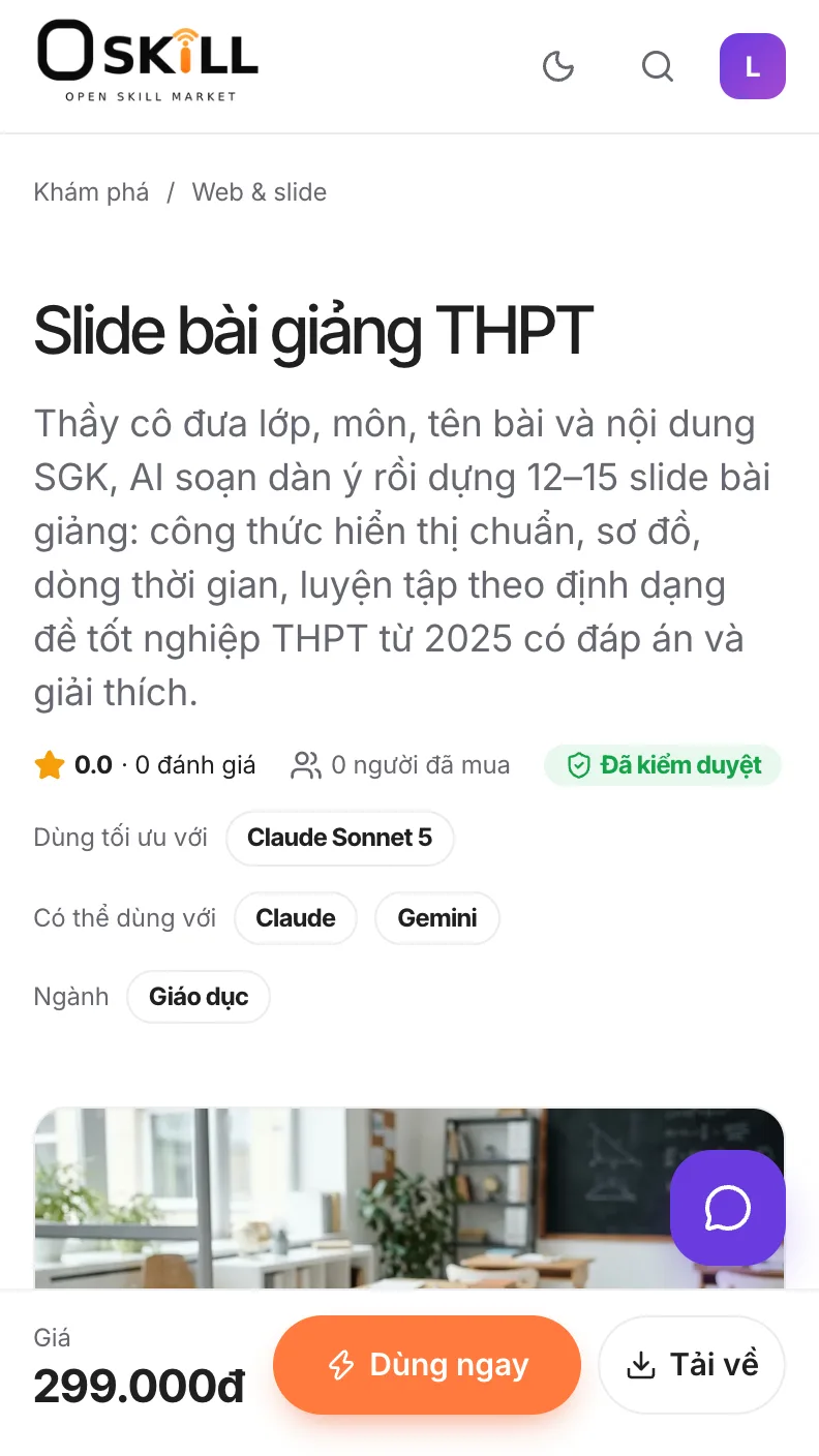 Bước 1: buoc 1 trang skill