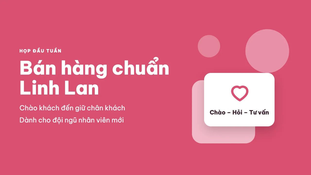Slide đào tạo nhân viên bán hàng mới: slide 1