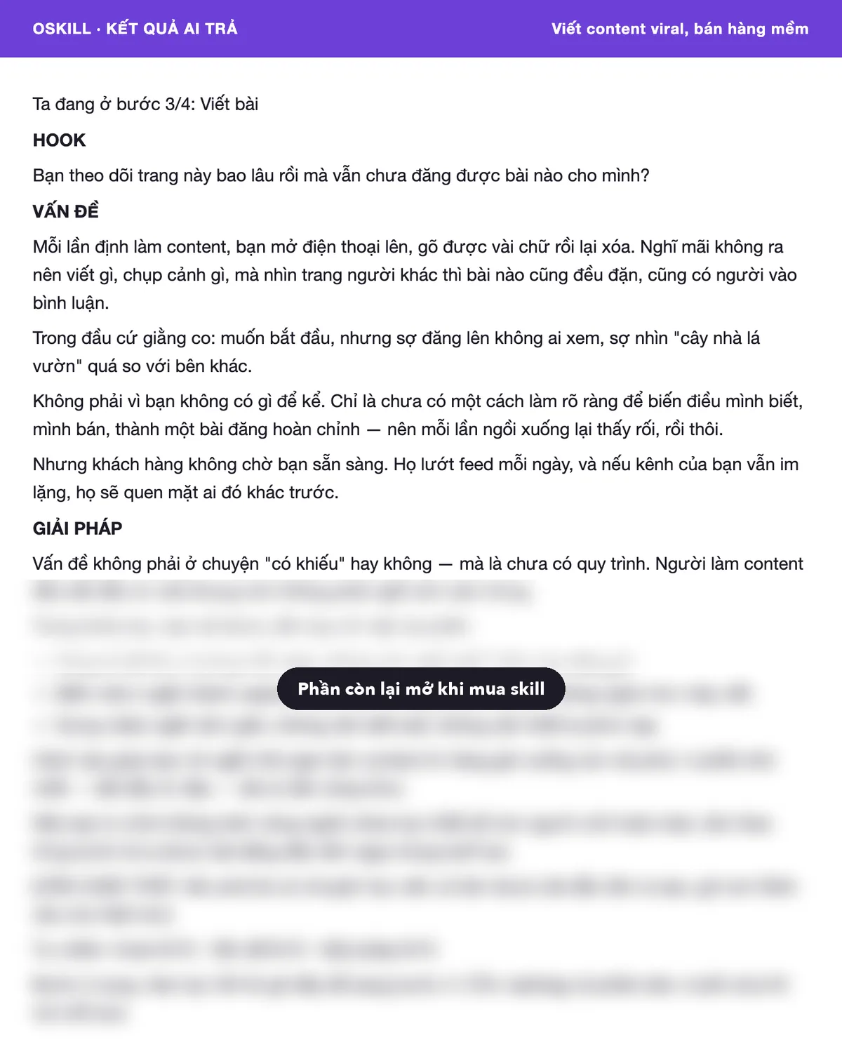 Ví dụ 1: ảnh chụp kết quả 1