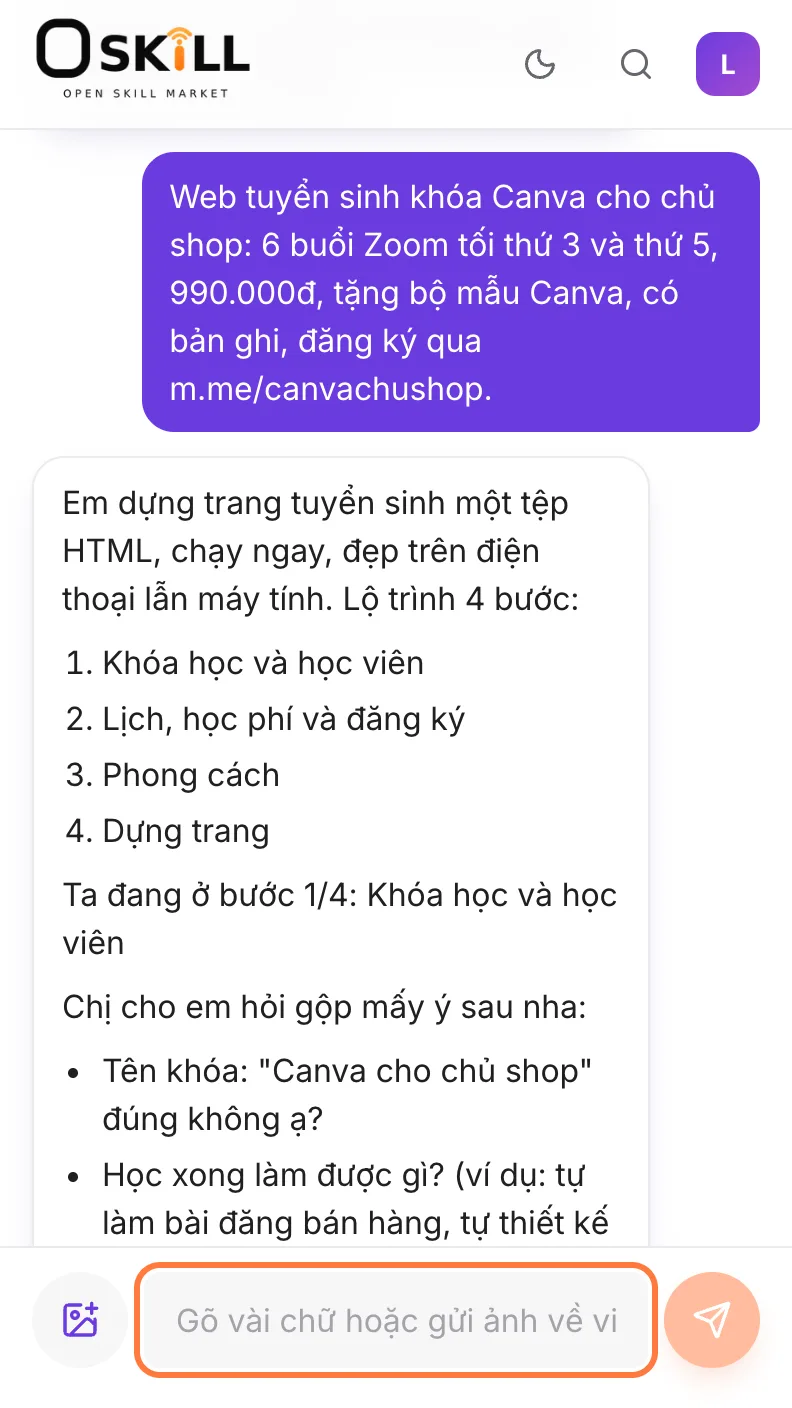 Bước 3: buoc 3 ke viec